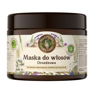 Receptury Zielarki maska do włosów drożdżowa 300 ml
