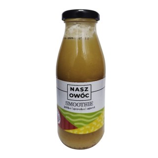 Smoothie jabłko, gruszka i agrest bez dodatku cukru 230 ml