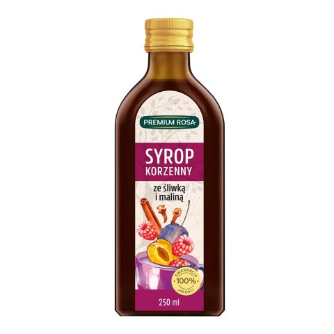 Syrop korzenny śliwkowo-malinowy 250 ml