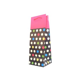 Torebka ozdobna papierowa TG-50 butelka 12,7x33x11,3 cm