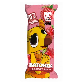 Baton bez dodatku cukru Truskawka Banan 25 g