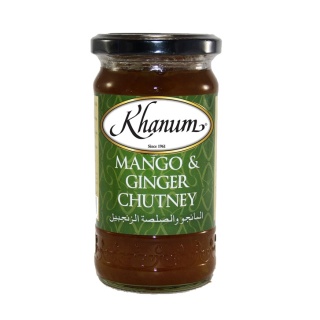 Chutney Mango & imbir 350g Khanum