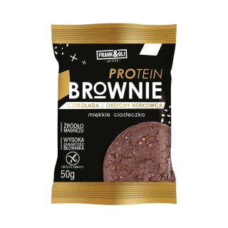 Ciasteczko Brownie Czekolada i orzechy nerkowca 50 g (Przydatność 54-21 dni)