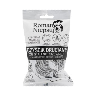 Czyścik druciany ze stali nierdzewnej XL