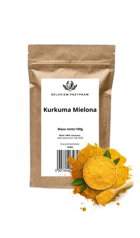Kurkuma mielona 100g Szlakiem Przypraw