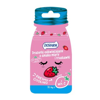 LUZ: Drażetki odświeżające o smaku truskawki i mięty z witaminą C, 16g