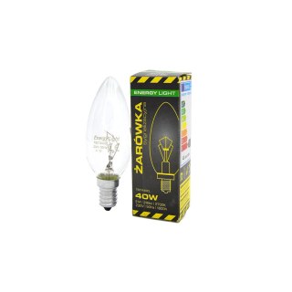 LUZ: Żarówka sygnalizacyjna E14 40W świeczka