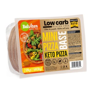 Mini spody do pizzy KETO bezglutenowe 4x30 g