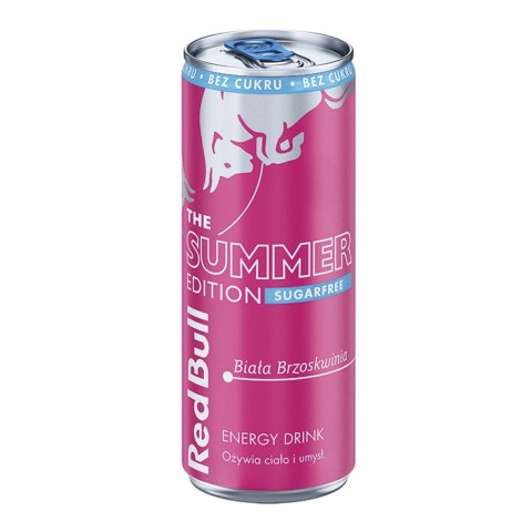 Napój energetyczny Sugar Free Summer Biała Brzoskwinia puszka 250 ml Napój energetyczny Sugar Free Summer Biała Brzoskwinia puszka 250 ml