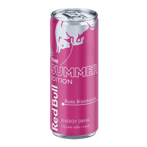 Napój energetyczny Summer Biała Brzoskwinia puszka 250 ml Napój energetyczny Summer Biała Brzoskwinia puszka 250 ml