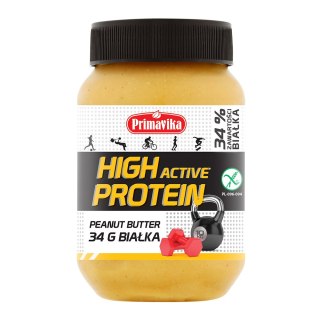 Pasta orzechowa Active wzbogacone białkiem bezglutenowa bez laktozy 470 g