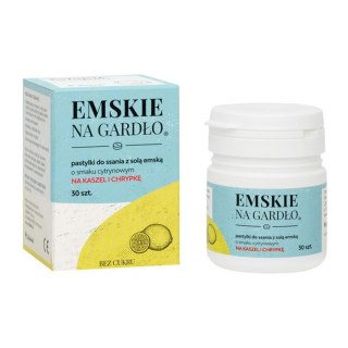 Pastylki do ssania o smaku cytrynowym