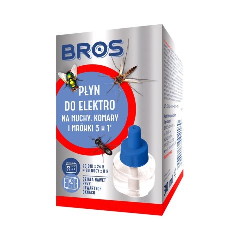 Płyn do elektro na muchy komary i mrówki 3w1 30 ml Płyn do elektro na muchy komary i mrówki 3w1 30 ml
