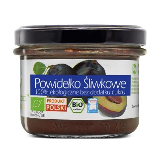 Powidełko Śliwkowe 100% ekologiczne bez dodatku cukru 180 g