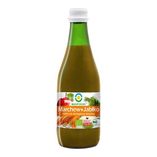 Sok marchewkowo-jabłkowy bez dodatku cukru BIO 300 ml