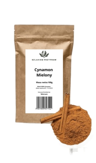 Szlakiem Przypraw Cynamon Mielony 100g
