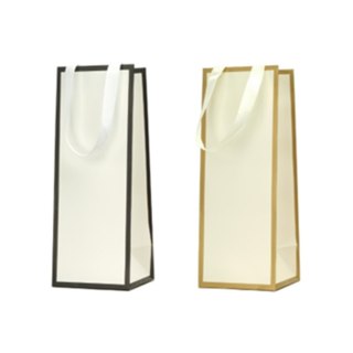 Torebka ozdobna z wstążką TF-50 butelka 13X36X9,5 cm