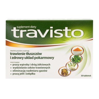 Travisto na trawienie i układ pokarmowy 30 tabletek