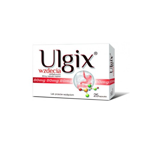 Ulgix na wzdęcia 25 kapsułek