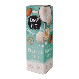 Veganella kulki kokosowe z migdałem bez cukru 27 g