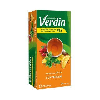 Verdin Fix zioła z cytrusami 20 saszetek
