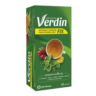 Verdin herbatka Fix pomoc dla układu trawiennego 20 saszetek