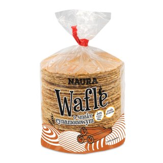 Wafle o smaku cynamonowym bez dodatku cukru 100g