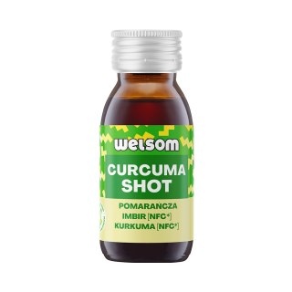 Welsom Shot Curcuma bez dodatku cukru 60 ml