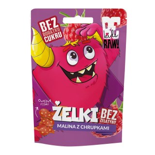 Żelki bez dodatku cukru Malina z chrupkami 35 g