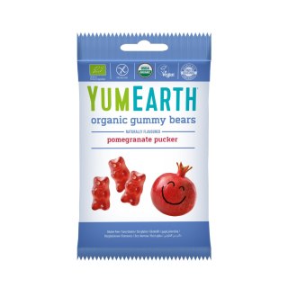 Żelki owocowe miśki o smaku granatu BIO 50 g