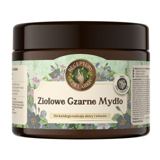 Ziołowe czarne mydło do mycia ciała i włosów 300 ml