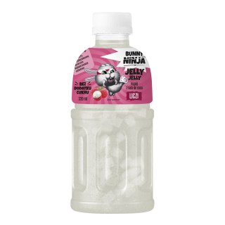BUNNY NINJA JELLY JELLY Napój z sokiem z liczi NFC oraz galaretką kokosową 320 ml