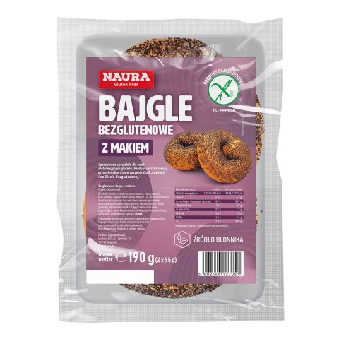 Bajgle bezglutenowe z makiem 190g