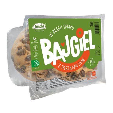 Bezglutenowe Bajgle z pestkami dyni 2x95g