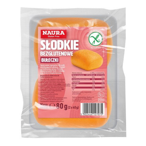 Bułeczki bezglutowe słodkie 80g