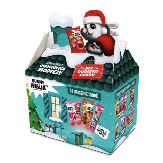 Bunny Ninja Christmas Delight owocowe słodycze bez dodatku cukru 206G
