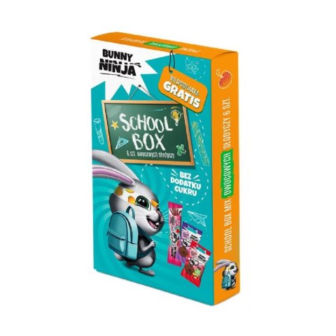 Bunny Ninja School Box owocowe słodycze 93 g