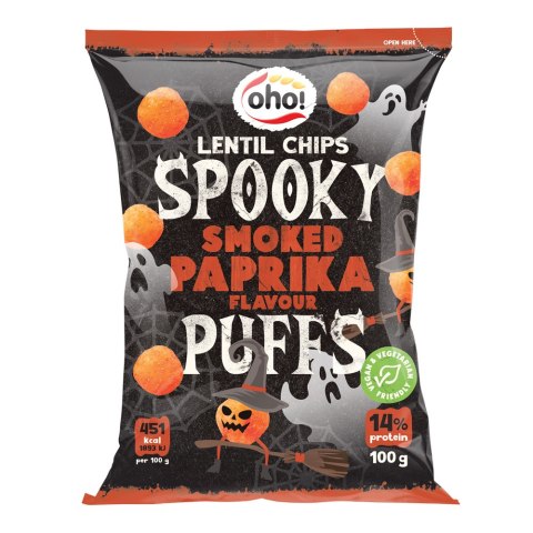 Chipsy z czerwonej soczewicy o smaku paprykowym 100g