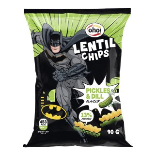 Chipsy z czerwonej soczewicy o smaku pikli i koperku 90 g