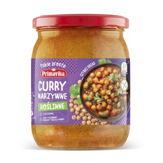Curry warzywne roślinne bezglutenowe 470 g