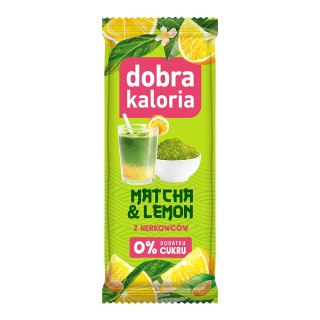 Dobra Kaloria baton matcha & lemon bez dodatku cukru 35g