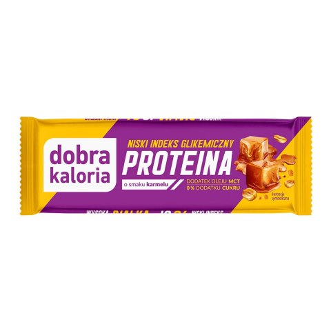 Dobra Kaloria baton proteinowy o smaku karmelu z MCT 45g
