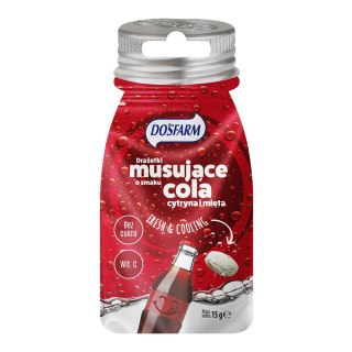 LUZ: Drażetki musujące o smaku coli, cytryny i mięty z witaminą C 15g