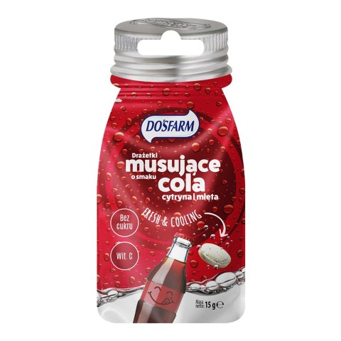 LUZ: Drażetki musujące o smaku coli, cytryny i mięty z witaminą C 15g