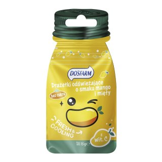 Drażetki odświeżające o smaku mango i mięty z witamina C 15g