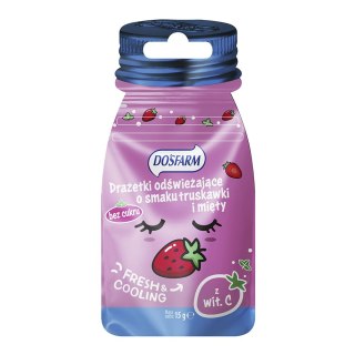 LUZ: Drażetki odświeżające o smaku truskawki i mięty z witaminą C 15g