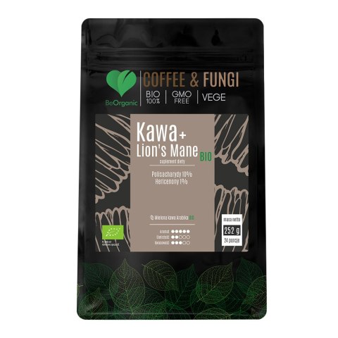 Kawa Arabica mielona + Lion's Mane BIO 252g