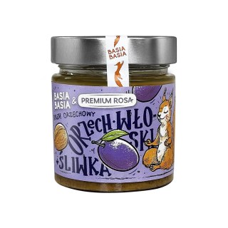 Krem z orzechów włoskich z nerkowcami, daktylami w proszku i suszoną śliwką 195 g