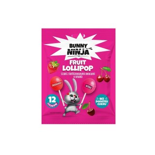 LOLLI POP Lizaki kulki o smakach truskawki i wiśni bez dodatku cukru 120g