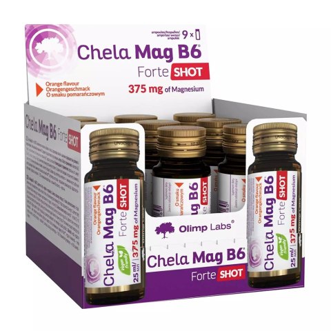 LUZ: Chela_Mag B6 Forte Shot o smaku wiśnowym 25 ml